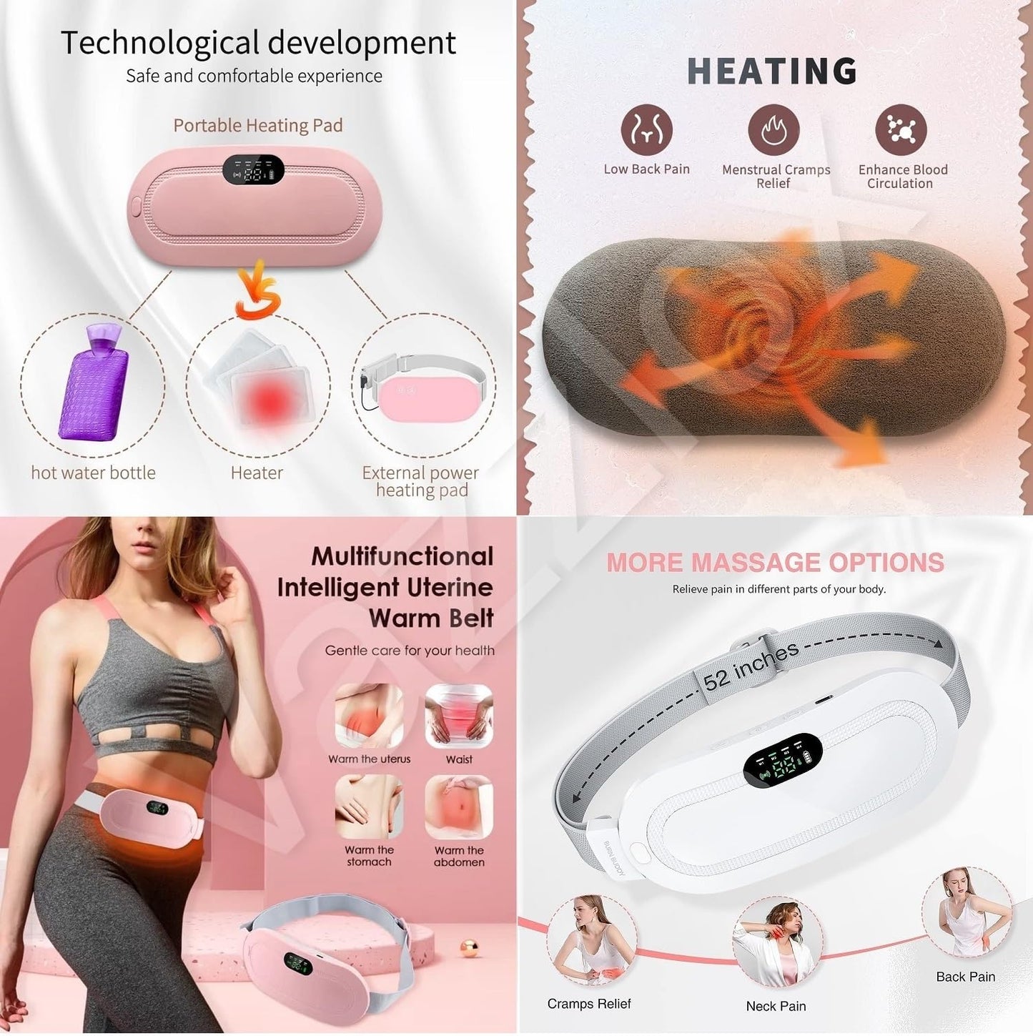 "ComfortEase: Menstrual Heating Pad for Relief & Relaxation"